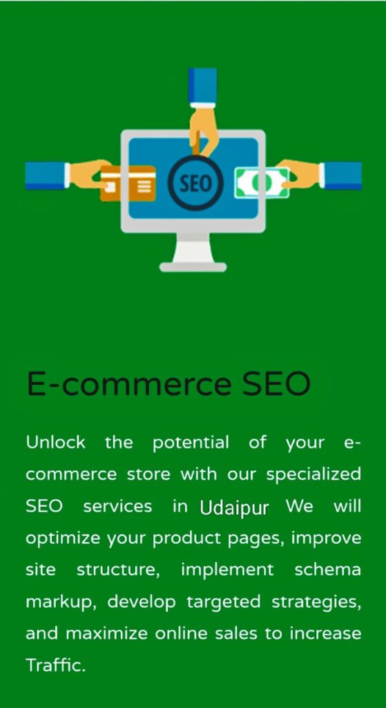 E commerce SEO